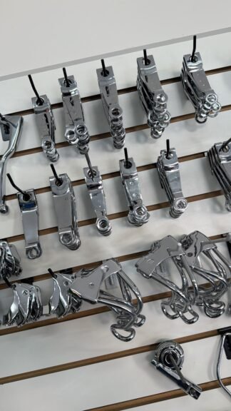 Braço completo e vareta + espaçador roda dianteira