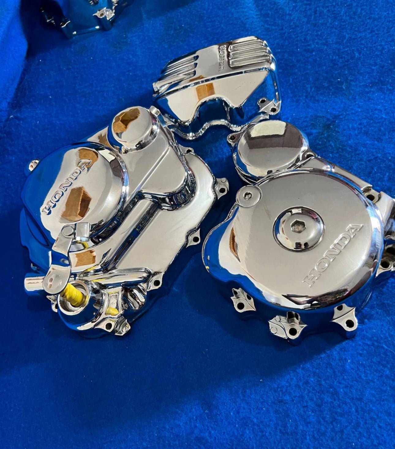 Kit Tampas Motor Cg 125 Kse Cromada ( Partida elétrica e pedal)