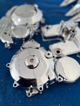 Kit Tampas Motor TWISTER/ TORNADO 250 2000 Á 2008 Cromada