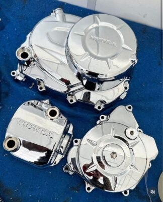 Kit tampas Motor Cromado Pop110 / Biz 110