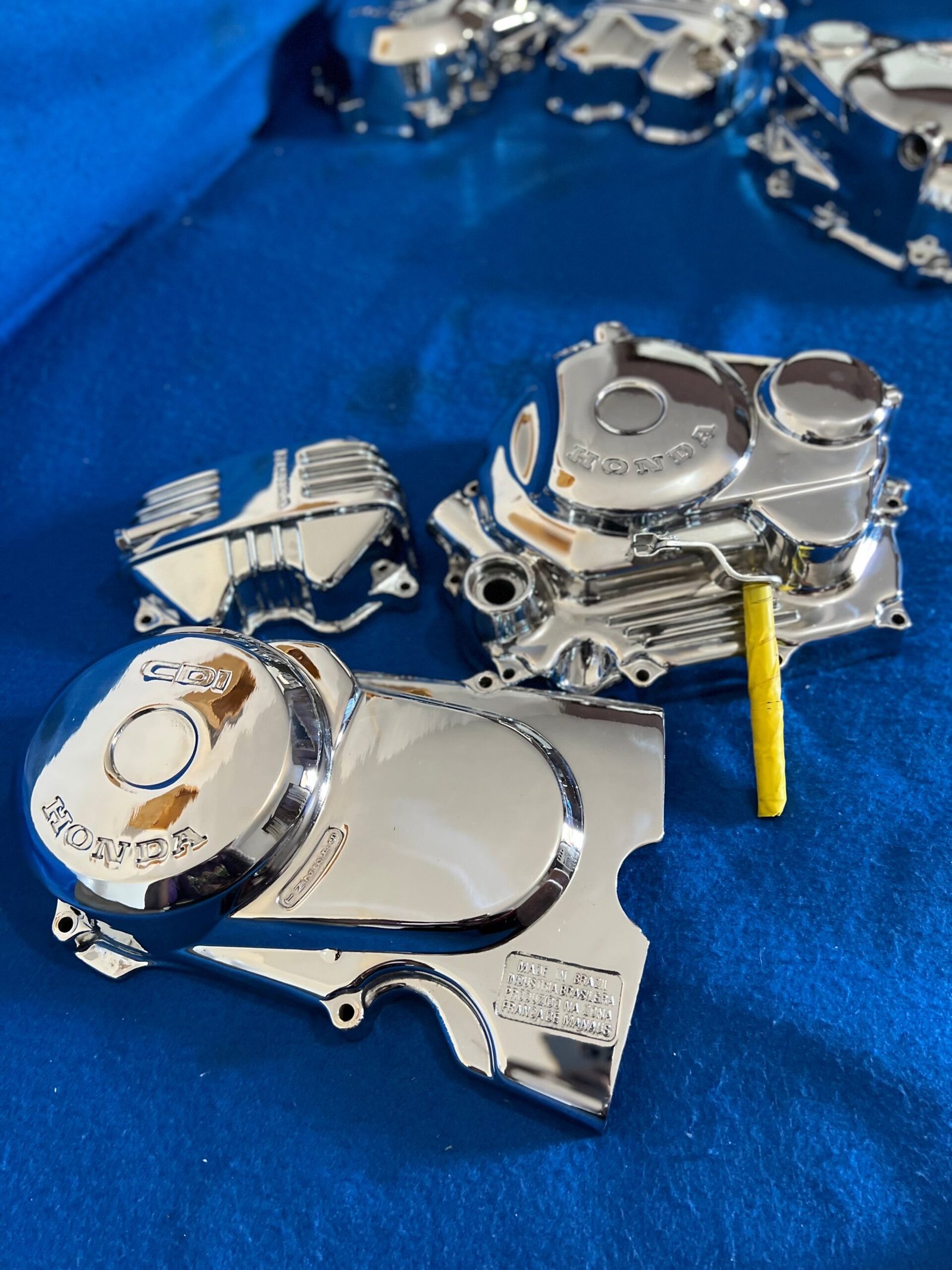 Kit Tampas Motor 125 90/99 Cromada