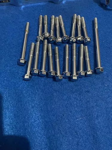 Kit Parafuso Motor CG 125 95 Até 99 Cromado