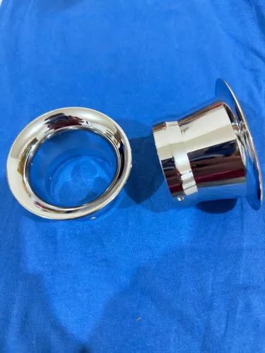 Corneta Cromada Alto Fluxo Twister 250/CB 300/XLX 350 55mm