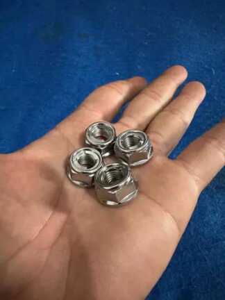 Porca Travante Espelho Coroa Relação Cromado