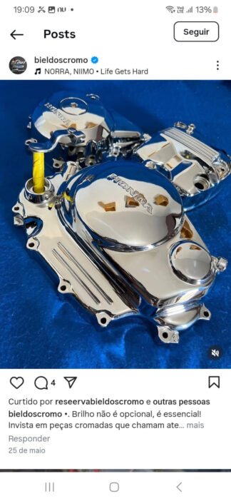 Kit cromo Helielton Cg 150 2004